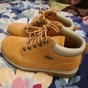 Lugz Laceup Ankle Boot in Golden Wheat